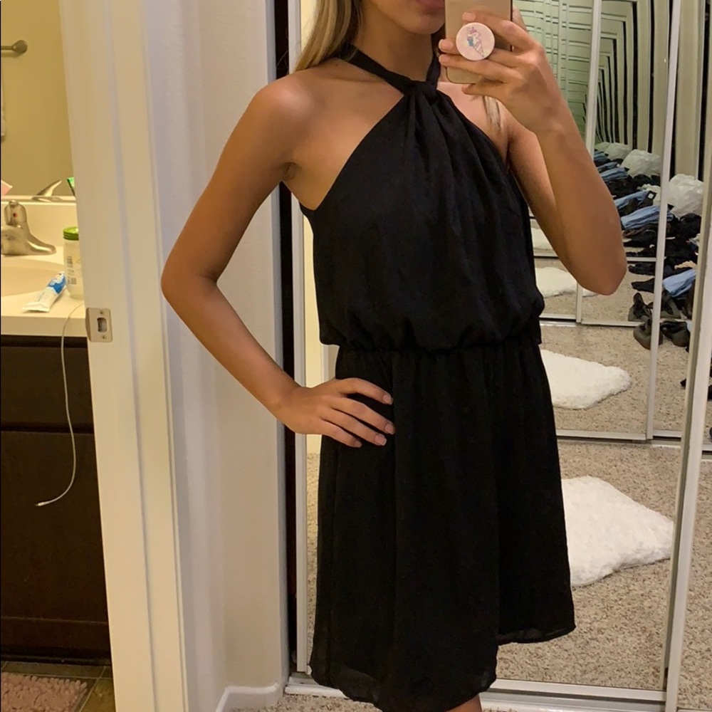 Little black dress Express Size XS Halter Style